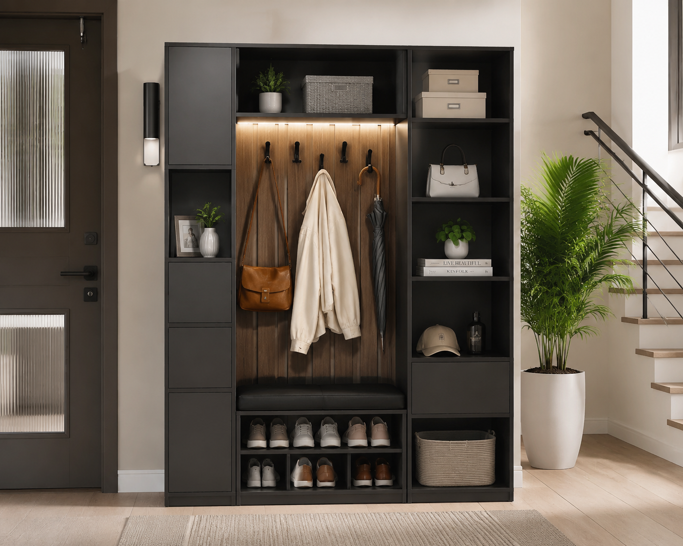 Silvariq™ Havenora Modular Entryway Storage Locker