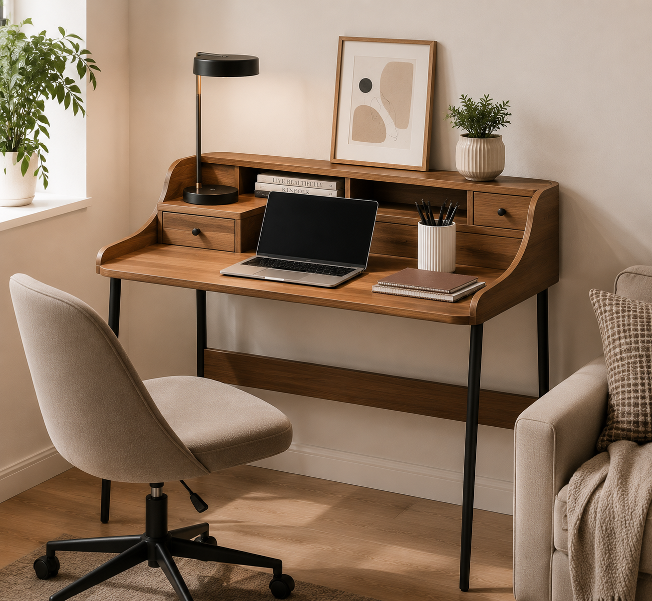 Silvariq™ Orlena Compact Writing Desk